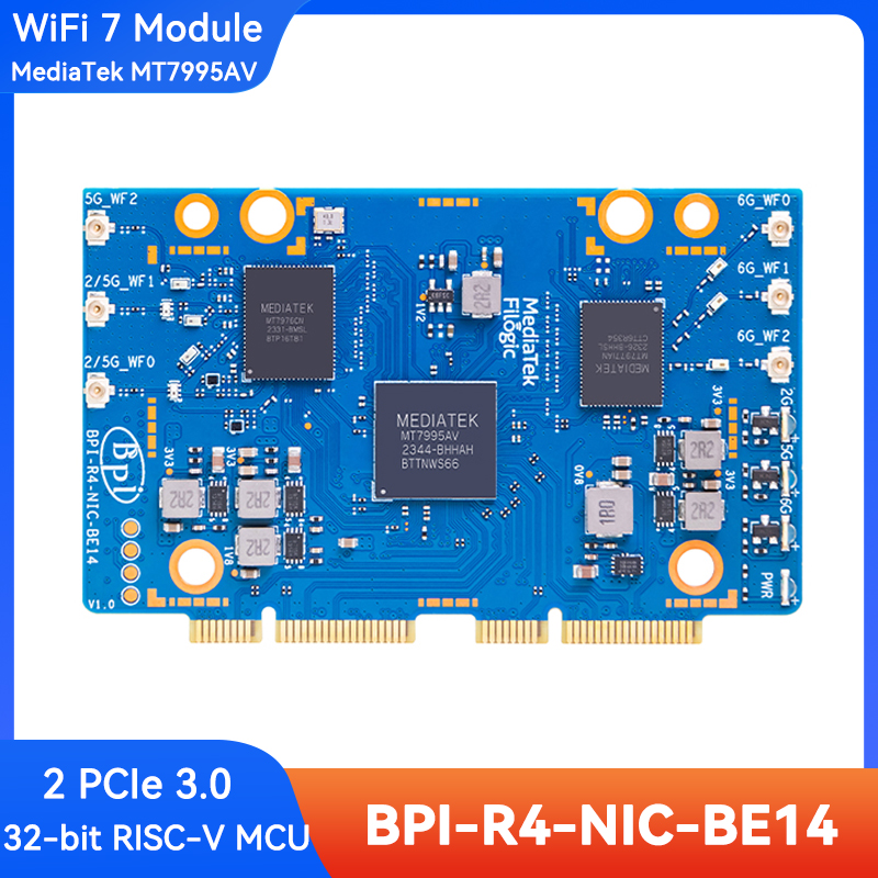 Bananapi Bpi R4 Wifi 7 - وحدة واي فاي 7 من نوع