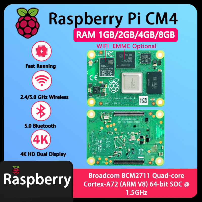Compute Module 4 32Gb Wifi - وحدة معالجة راسبيري باي CM4 بذاكرة