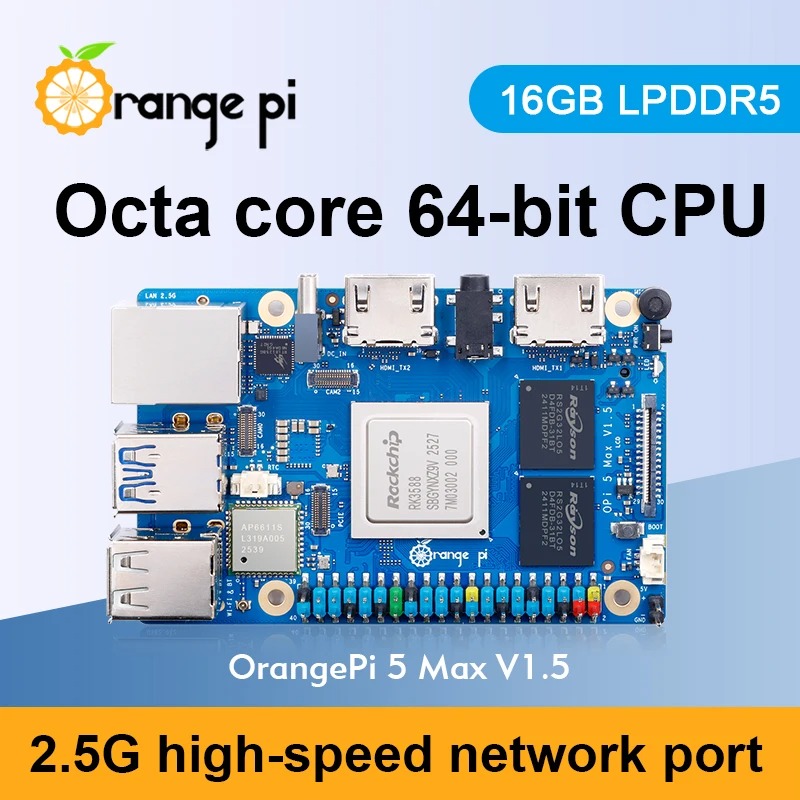 كمبيوتر لوحي RoRuS Orange Pi 5 - مراجعة Rk3588 Mini Pc Board وسعره