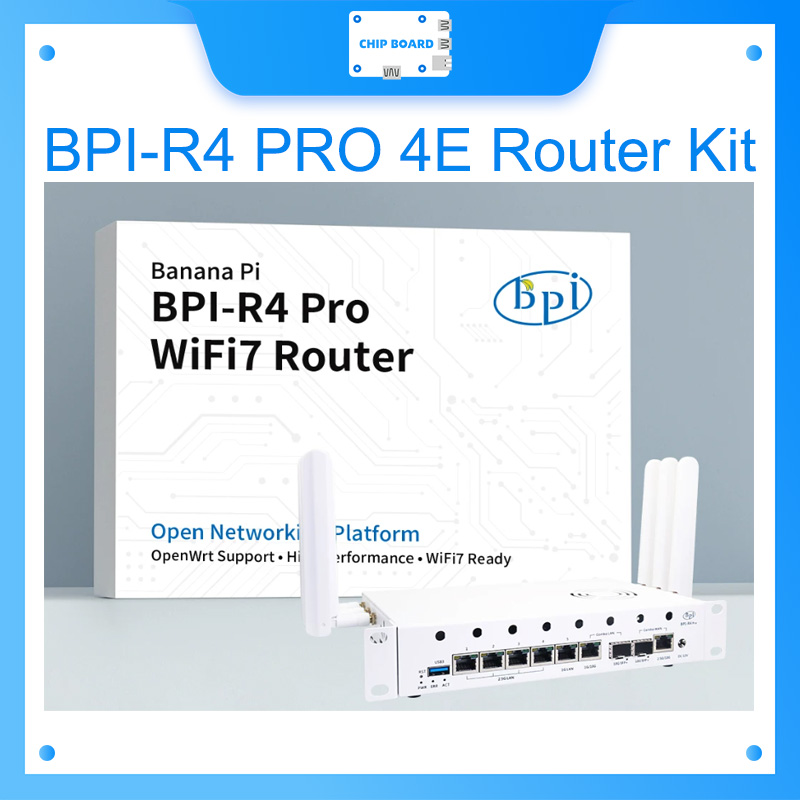 مجموعة راوتر Banana Pi BPI-R4  - مراجعة Bananapi Bpi R4 Wifi 7 وسعره