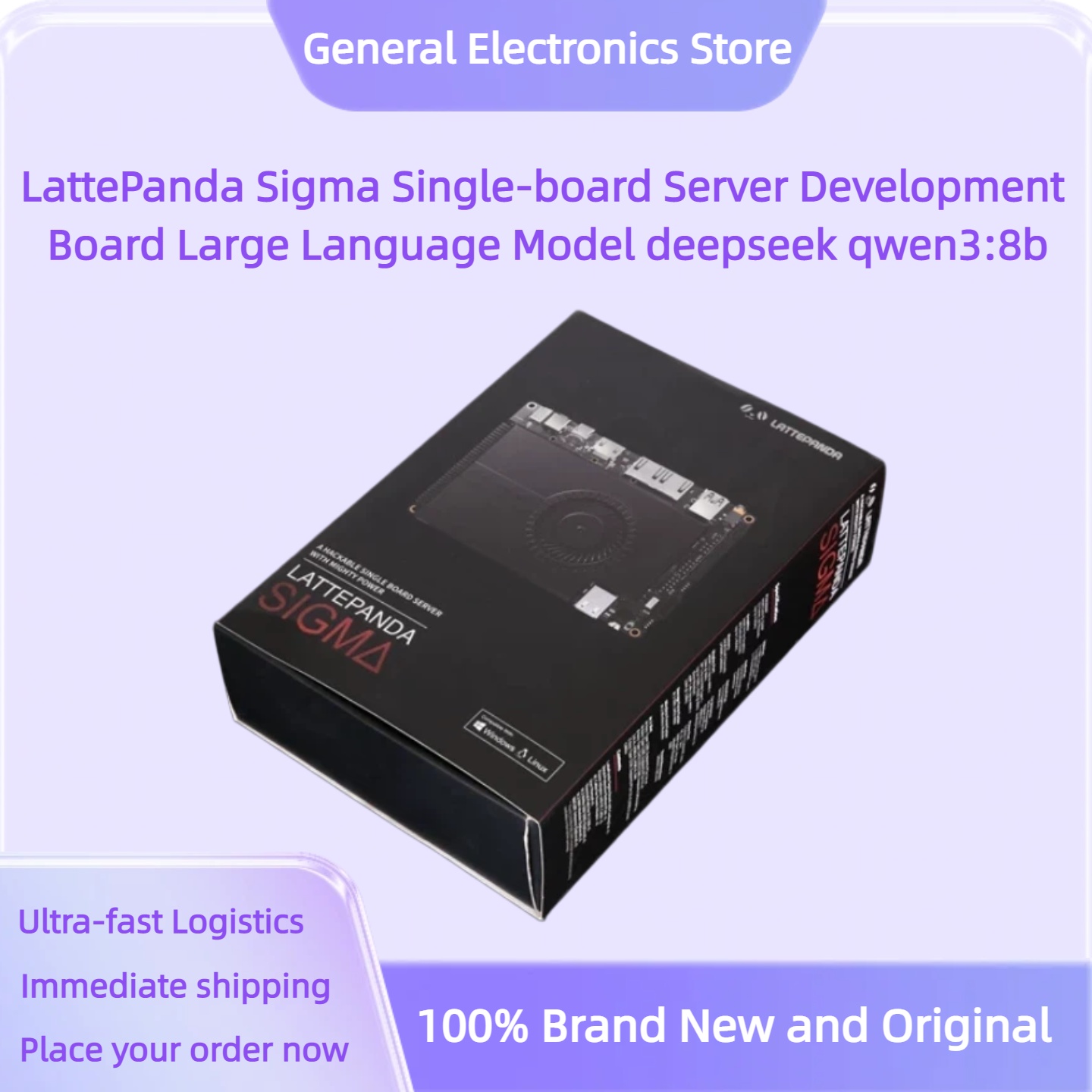 لوحة تطوير خادم أحادية اللوحة  - مراجعة Lattepanda Sigma 32Gb وسعره