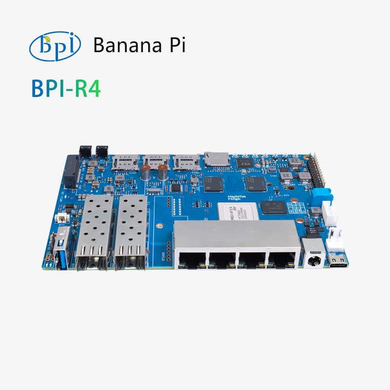 بانانا باي BPI-R4 لوحة تطوير ر - مراجعة Bananapi Bpi R4 Wifi 7 وسعره